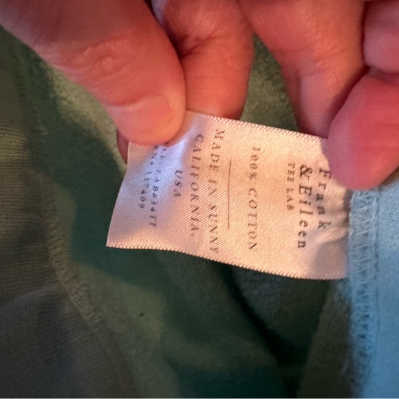 Frank and Eileen Sweat set. Sea foam color. Size Large. - Picture 4 of 10